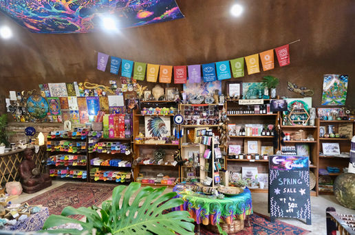 Affordable Cosmic Crystal Shop at The Old Mushroom Farm Howick