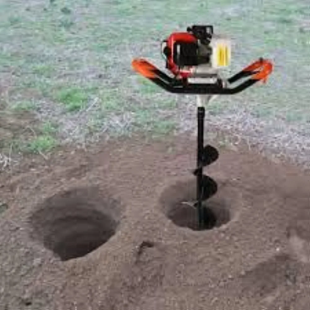 ABBASALI Earth Auger Machine 73cc 2 Stroke Petrol Earth Auger Post