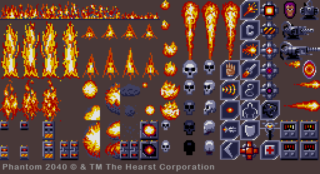 Phantom-2040-Sprites-Weapons-and-Powerup