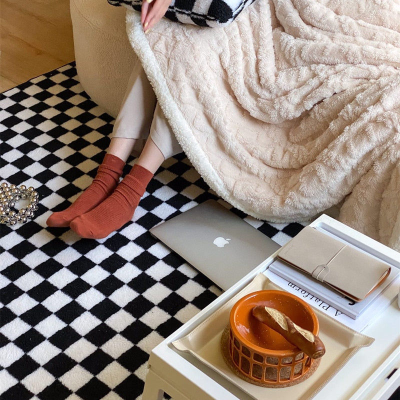 Thumbnail: large checkered rugs
