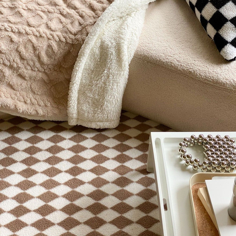 Thumbnail: large checkered rugs