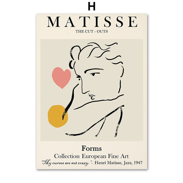 Thumbnail: matisse prints - earth tones