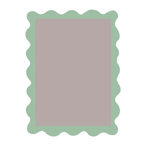 Thumbnail: wiggle scallop rug happiness