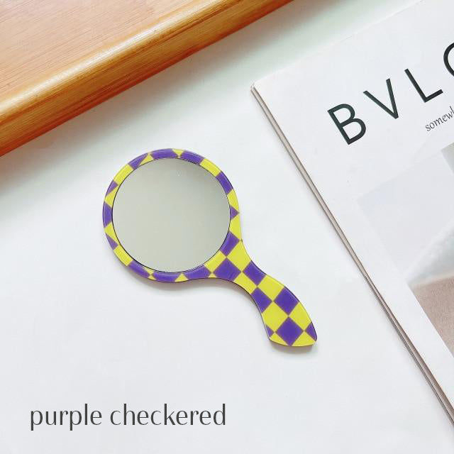 Thumbnail: colourful resin hand mirrors