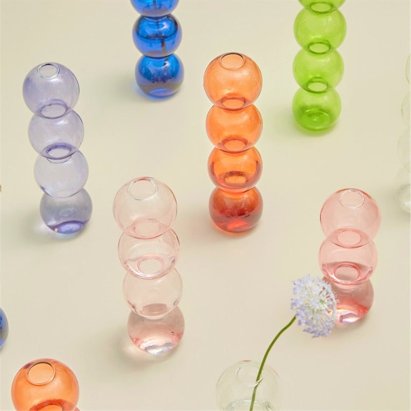 Thumbnail: colourful bubble vases