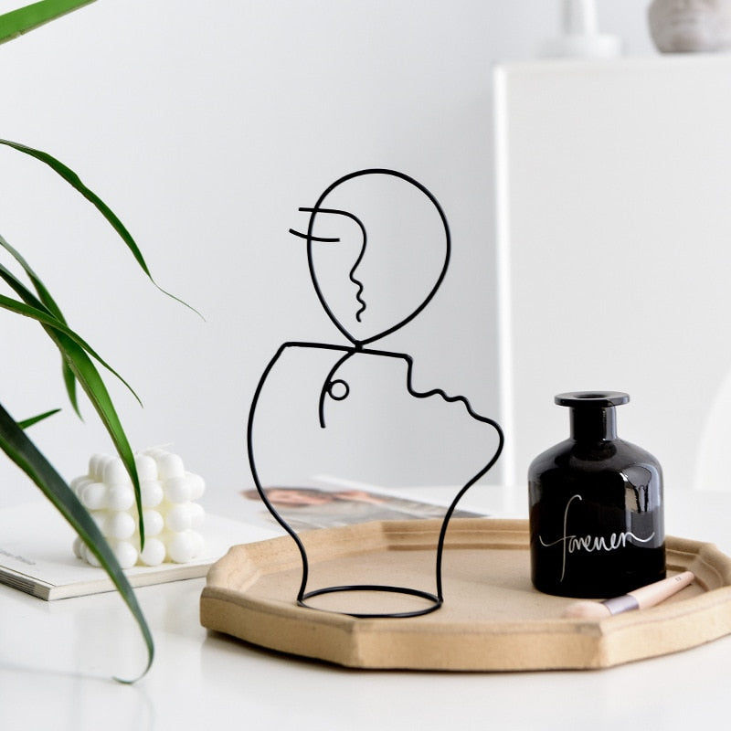 Thumbnail: iron art abstract figure ornaments