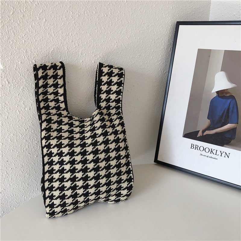 Thumbnail: checkered button bag