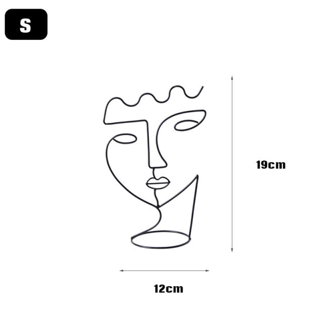 Thumbnail: iron art abstract figure ornaments
