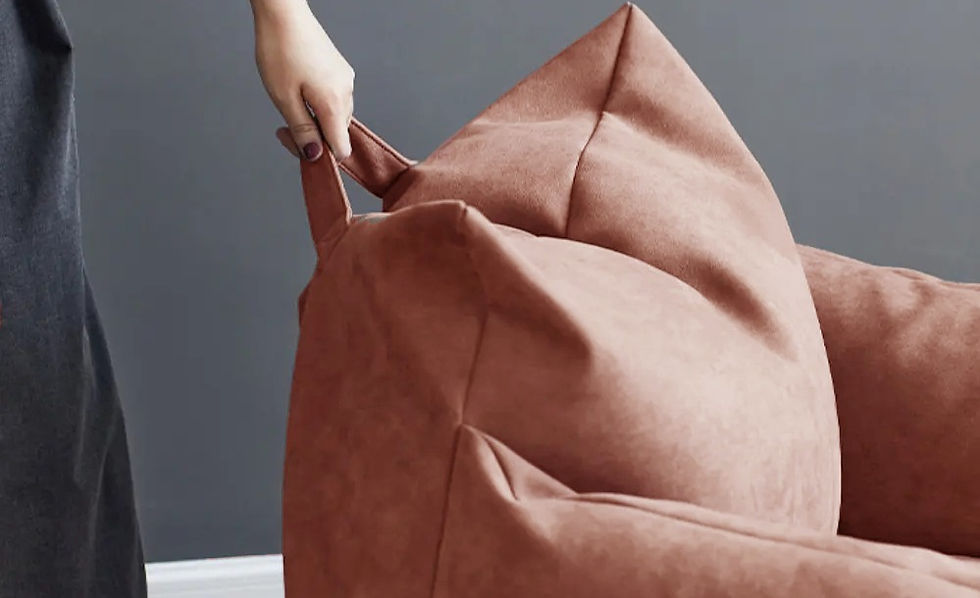 Thumbnail: outdoor vegan suede bean bag