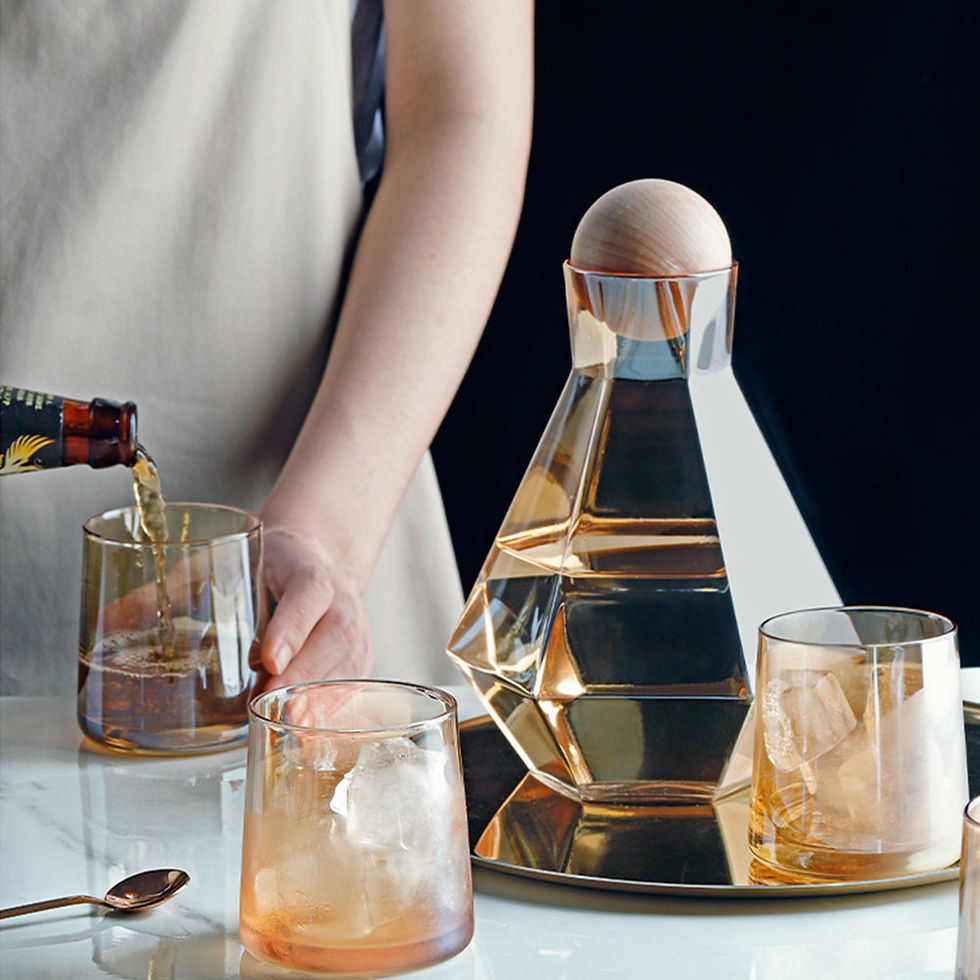 Thumbnail: hexagonal water pitcher