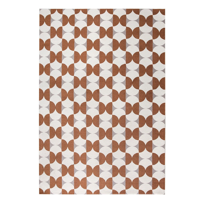 Thumbnail: chocolate checker rug