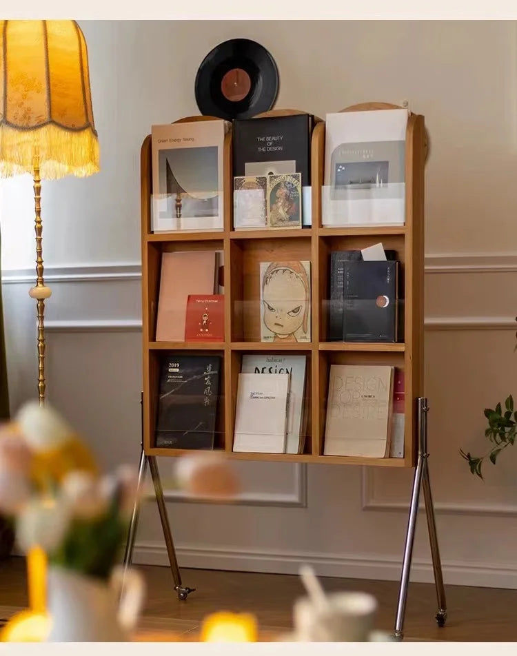 Thumbnail: scallop display bookshelf