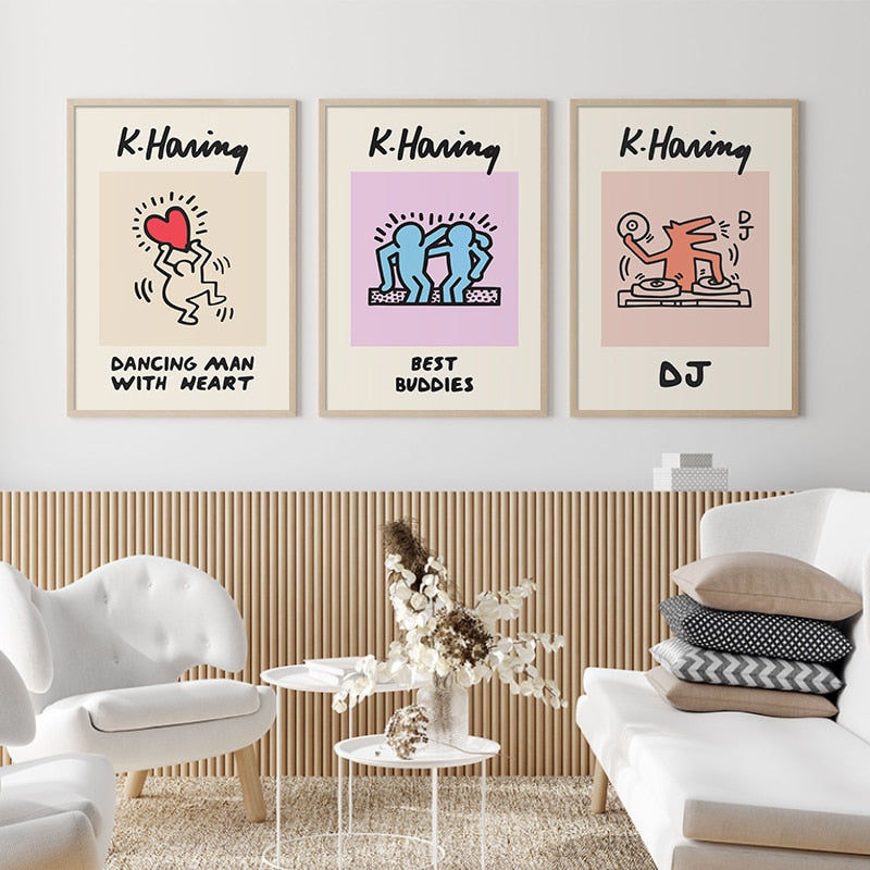 Thumbnail: keith haring prints