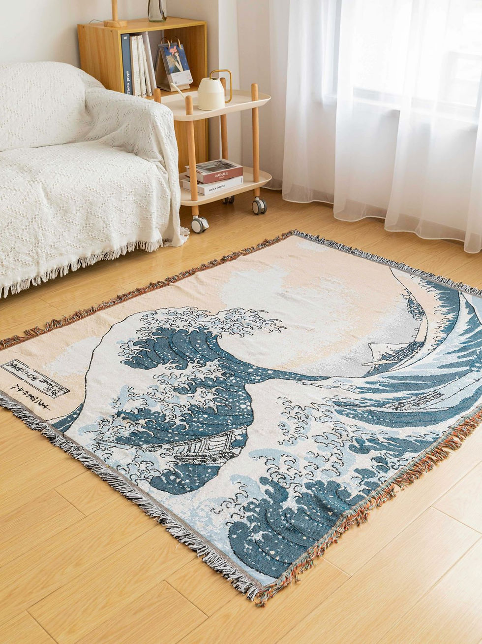 Thumbnail: the great wave blanket