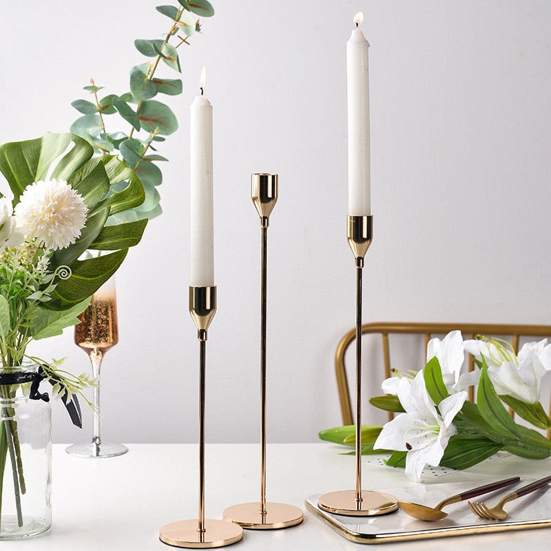 Thumbnail: metal candlestick holder