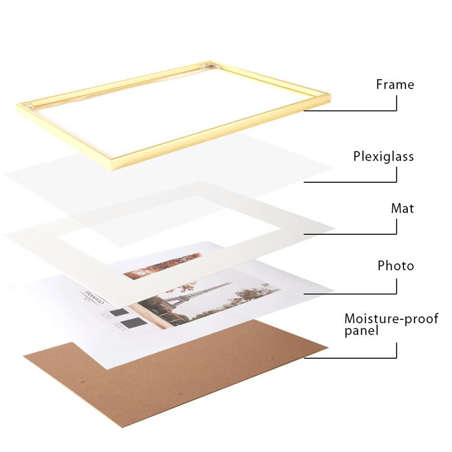 Thumbnail: metal print frame