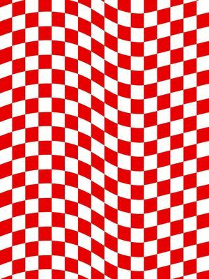 Thumbnail: wavy checkerboard rug