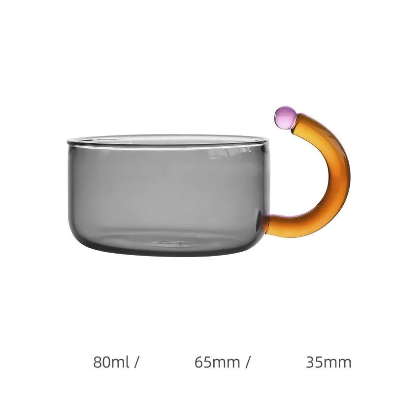 Thumbnail: colour pop heat resistant glass teapot + cup set