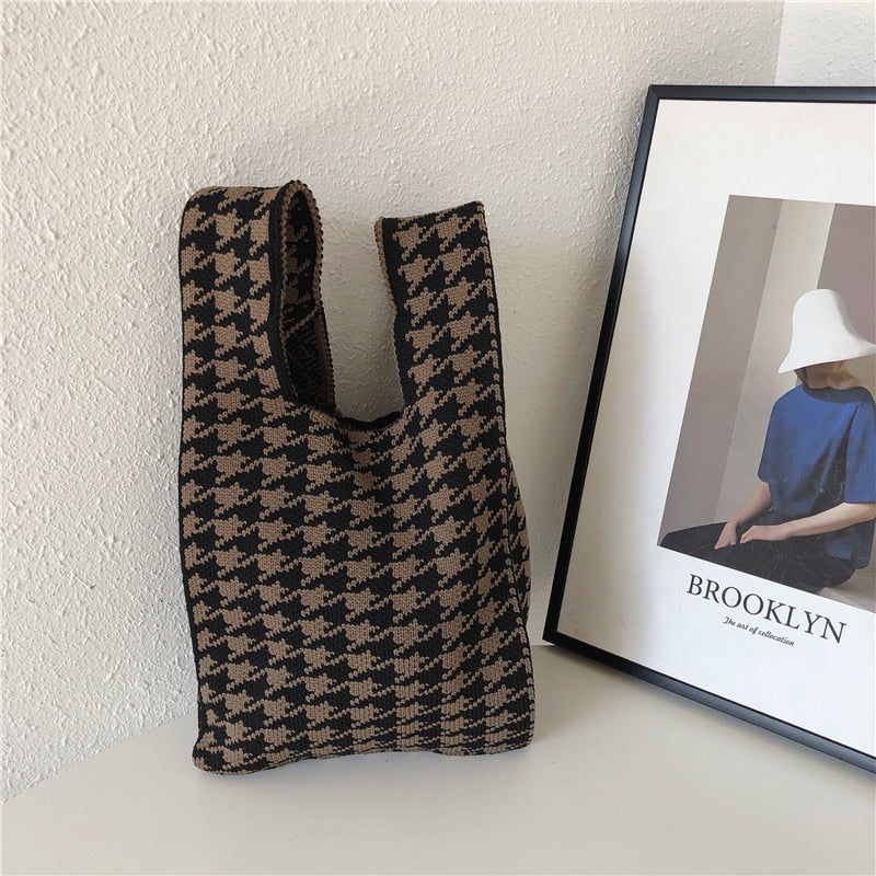 Thumbnail: checkered button bag