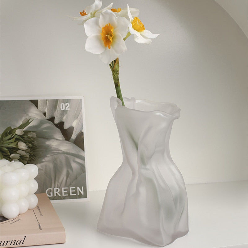 Thumbnail: abstract pearl glass vases