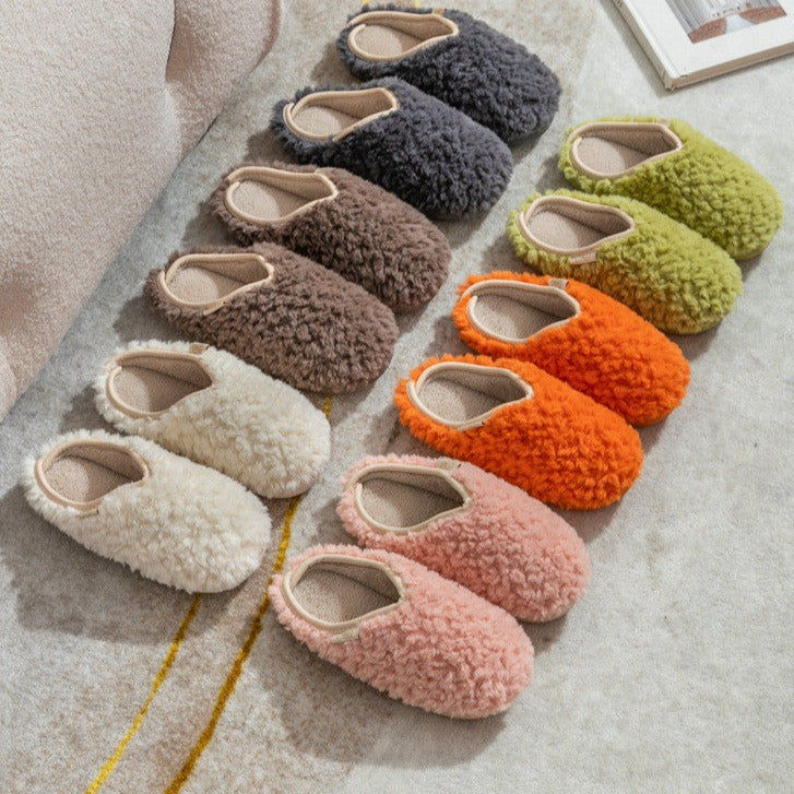 Thumbnail: teddy boucle slippers