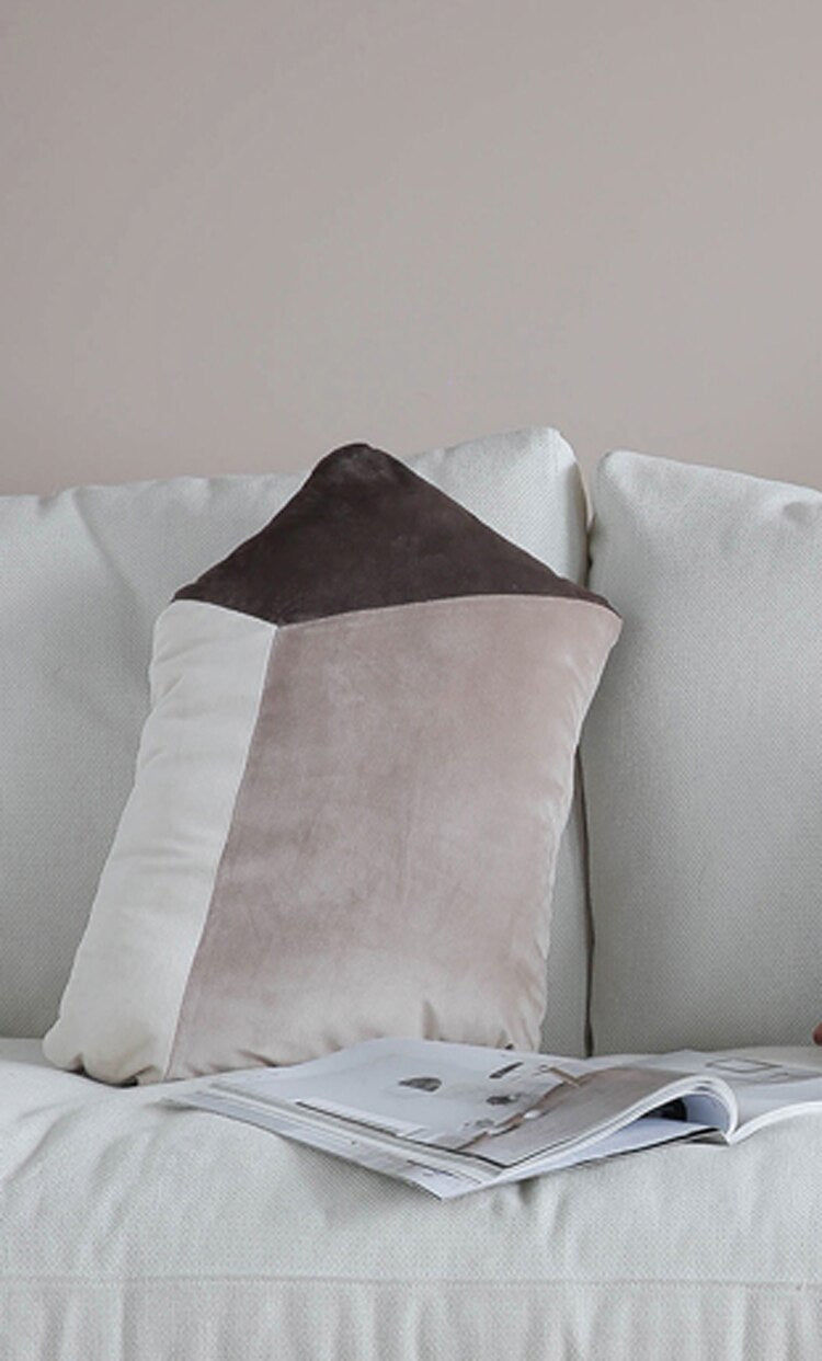 Thumbnail: silky autumn geometric filled cushions