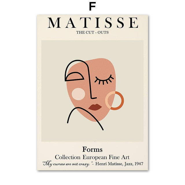 Thumbnail: matisse prints - earth tones