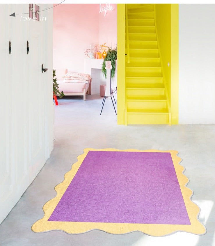 Thumbnail: wiggle scallop rug happiness