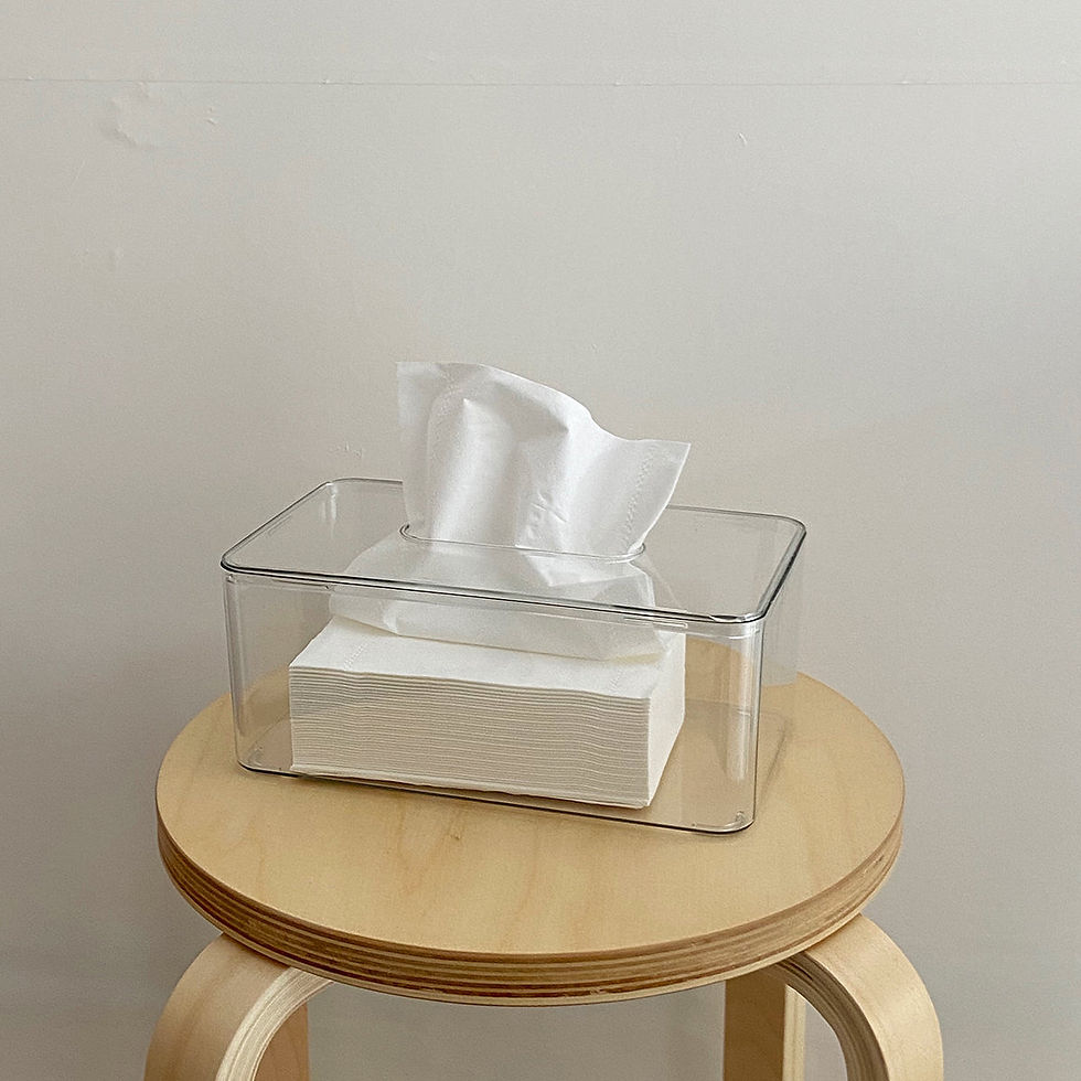 Thumbnail: transparent acrylic tissue box
