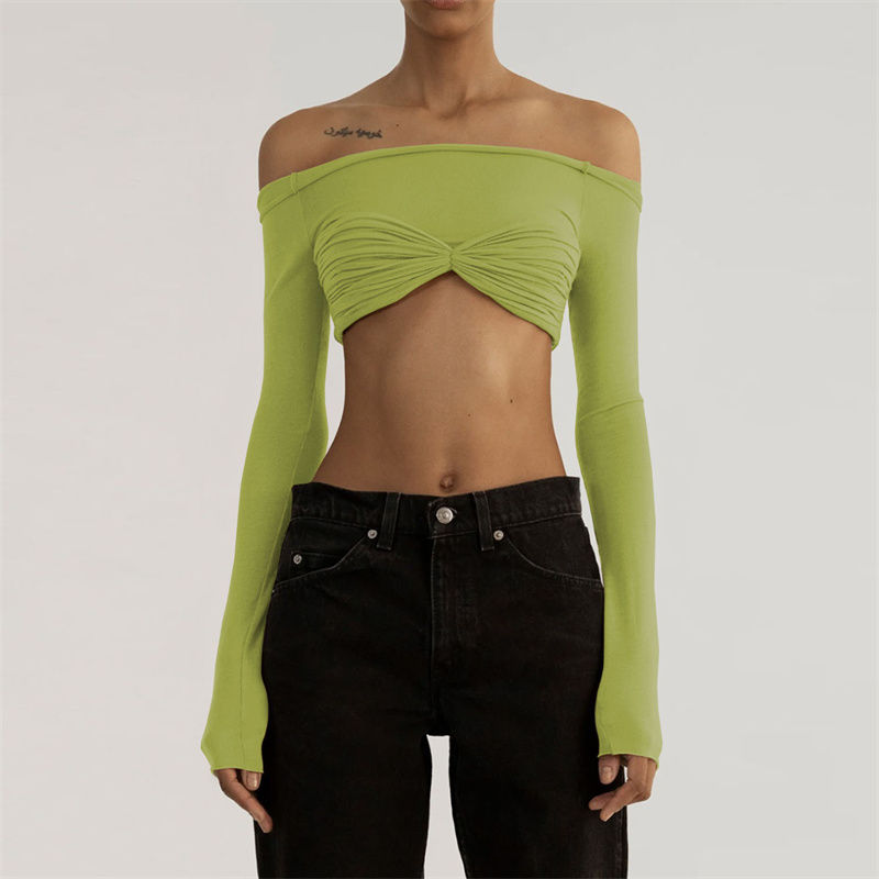 Thumbnail: mesh with me off the shoulder top