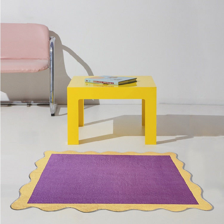 Thumbnail: wiggle scallop rug happiness
