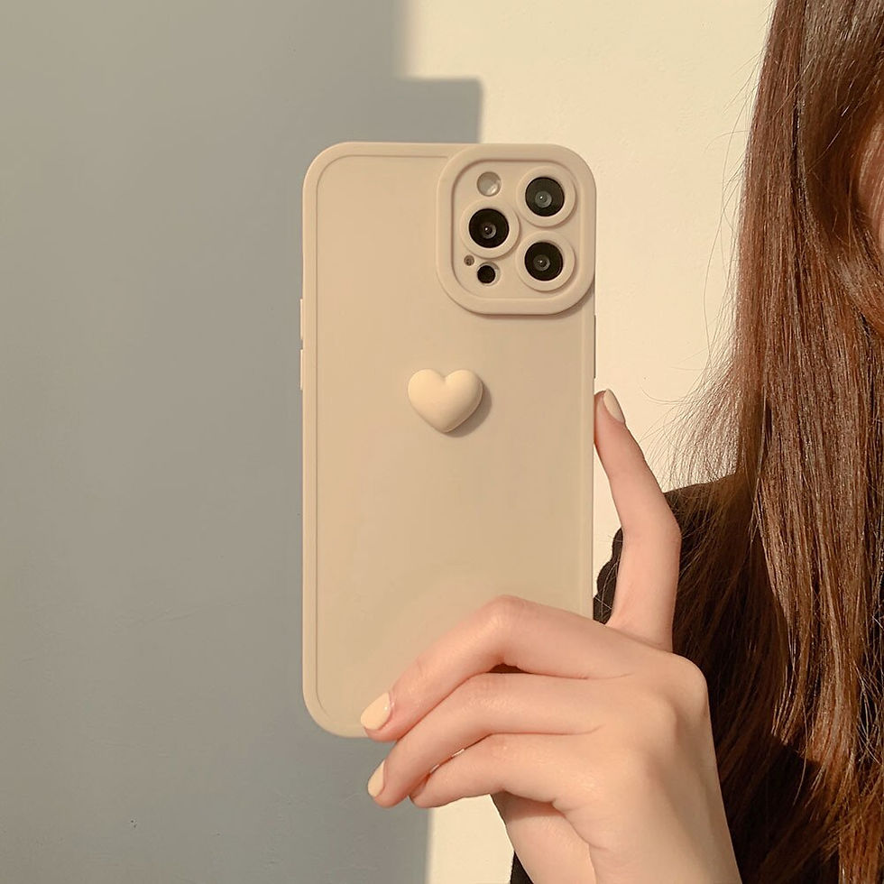 Thumbnail: bubble heart phone case