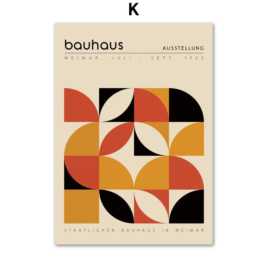 Thumbnail: geometric bauhaus print