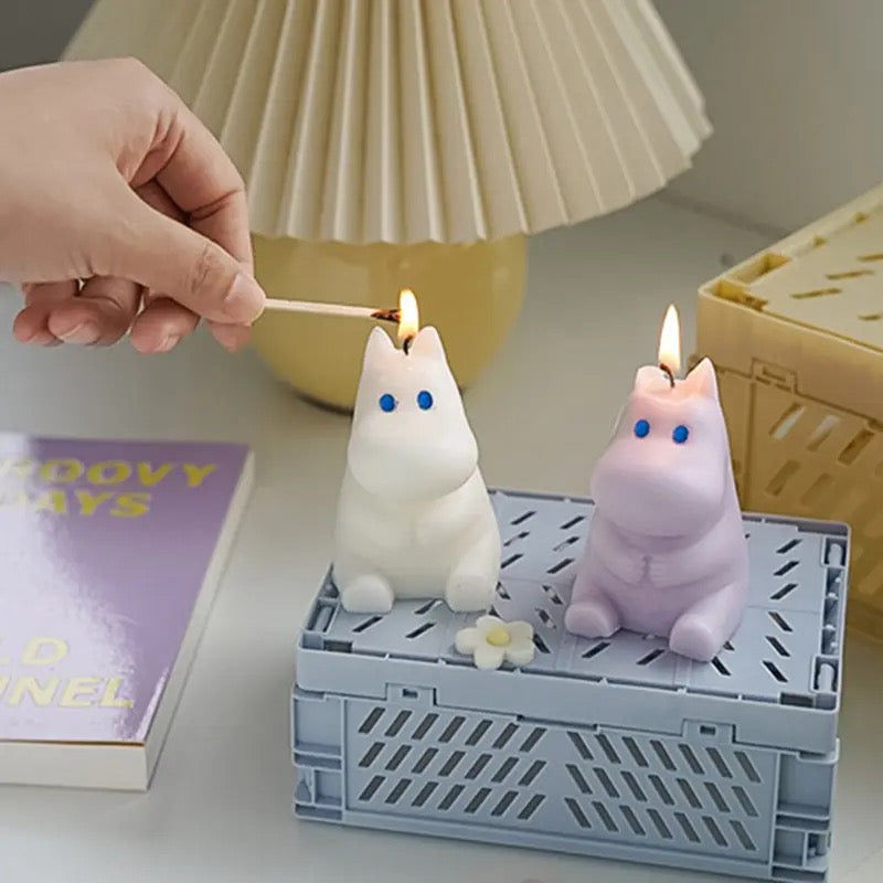 Thumbnail: sweet little hippo candle