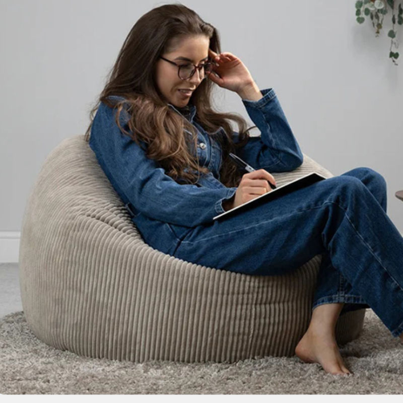 Thumbnail: corduroy cloud bean bag 