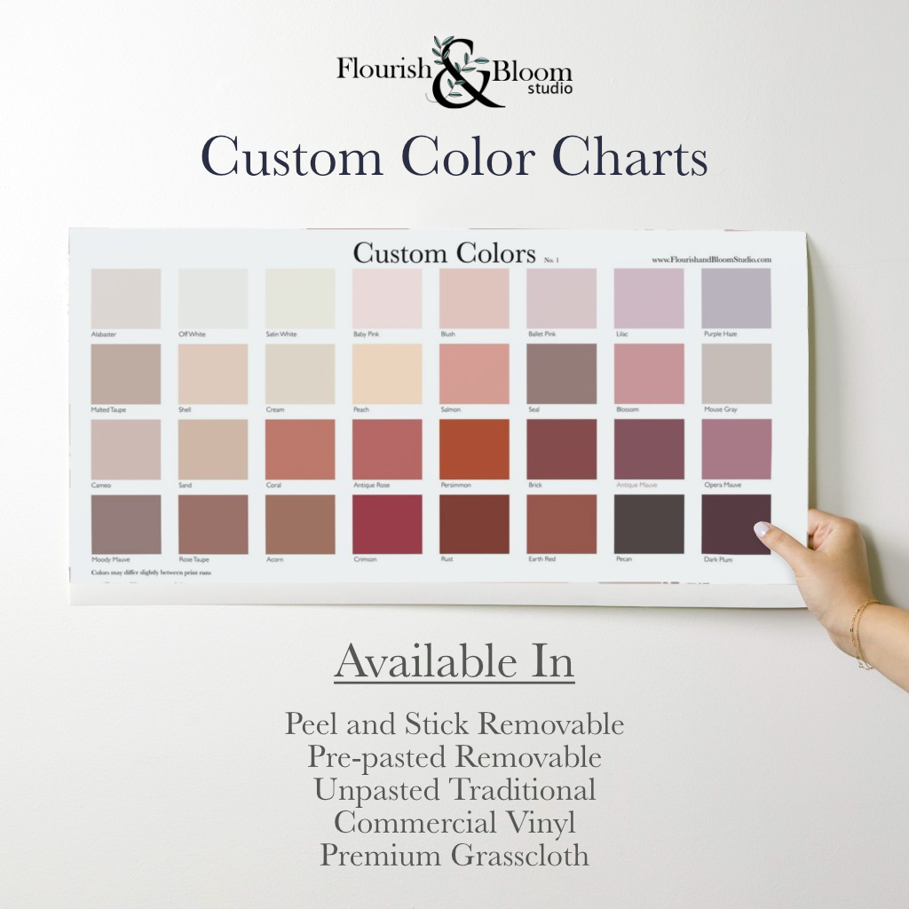 Custom Color Chart Samples