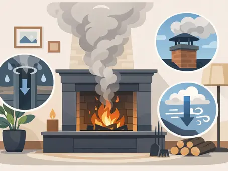 Why Is My Fireplace Smoking? Causes and Fixes