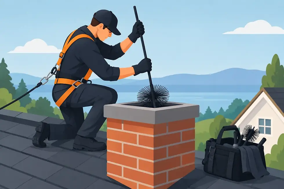 A Safe Chimney Sweeping Process, Explained
