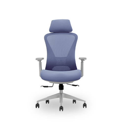 Miniatura: Silla color azul Milano frontal