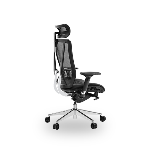 Miniatura: Silla color negro Luxure Boss respaldar diagonal