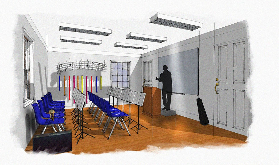 music room rendering