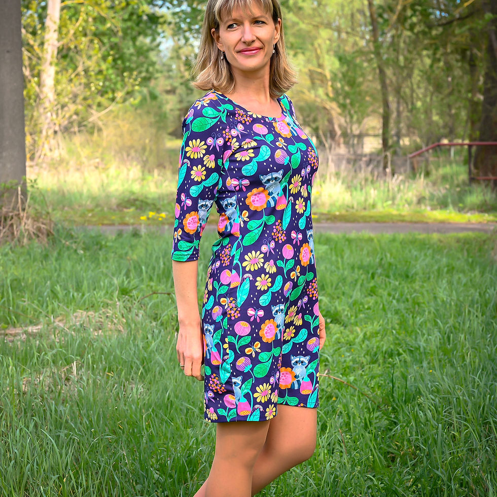 Thumbnail: Kleiner Waschbär Jersey - 0,5 m