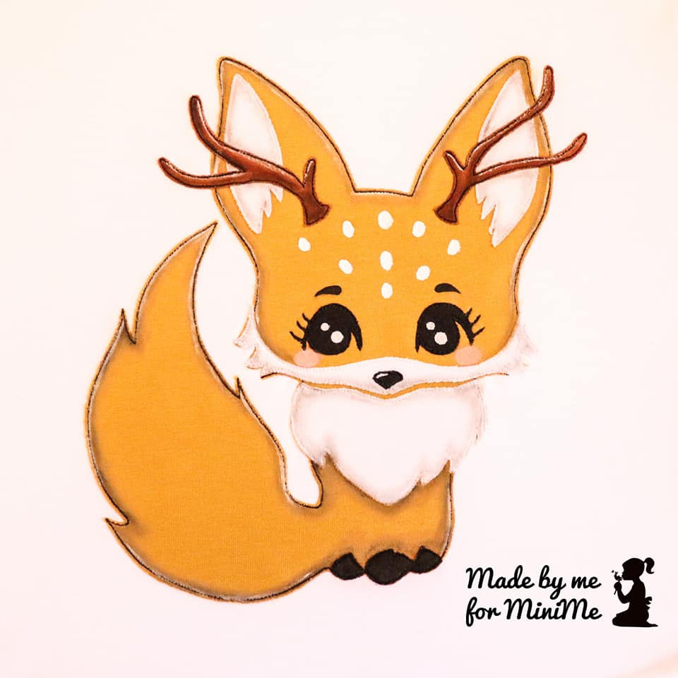 Thumbnail: Plotterdatei & Applivorlage - Fantasy Fox