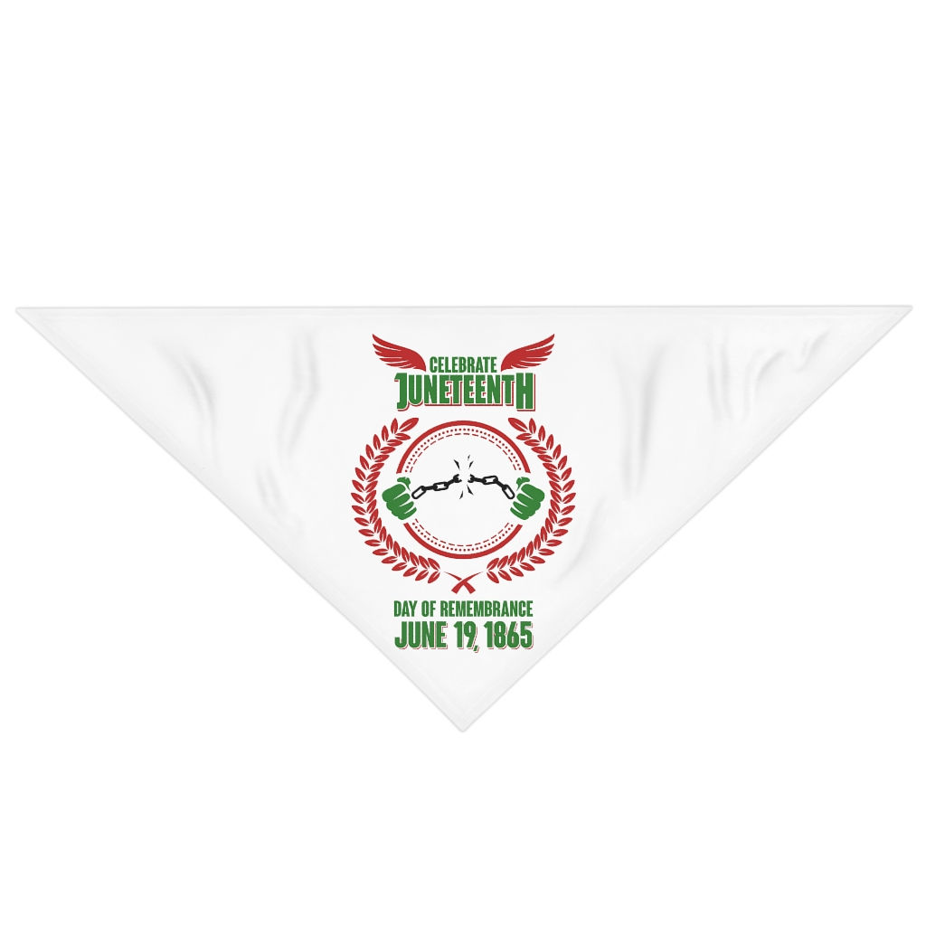 Celebrate Juneteenth/A day to remember/ Independence Day Pet Bandana