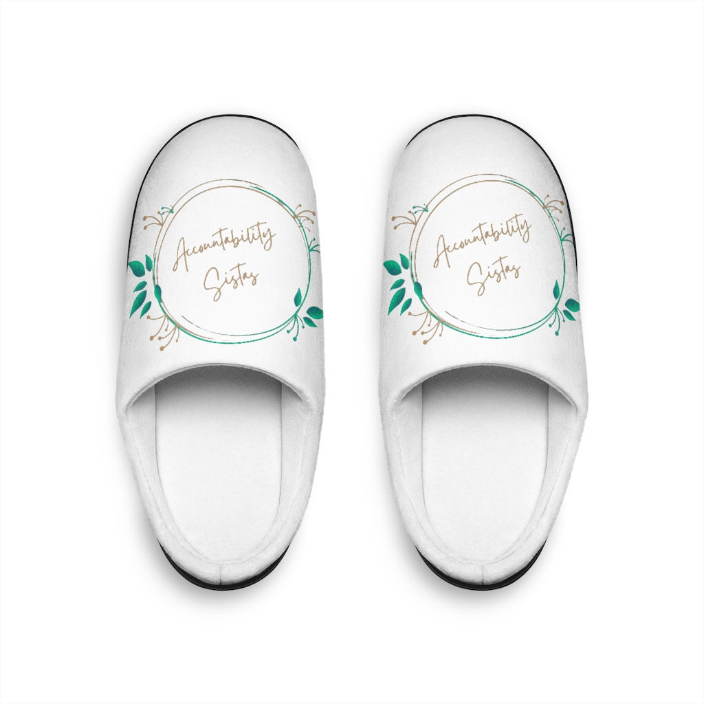 Accountability Sistas, Self-Love, Women's Indoor Slippers