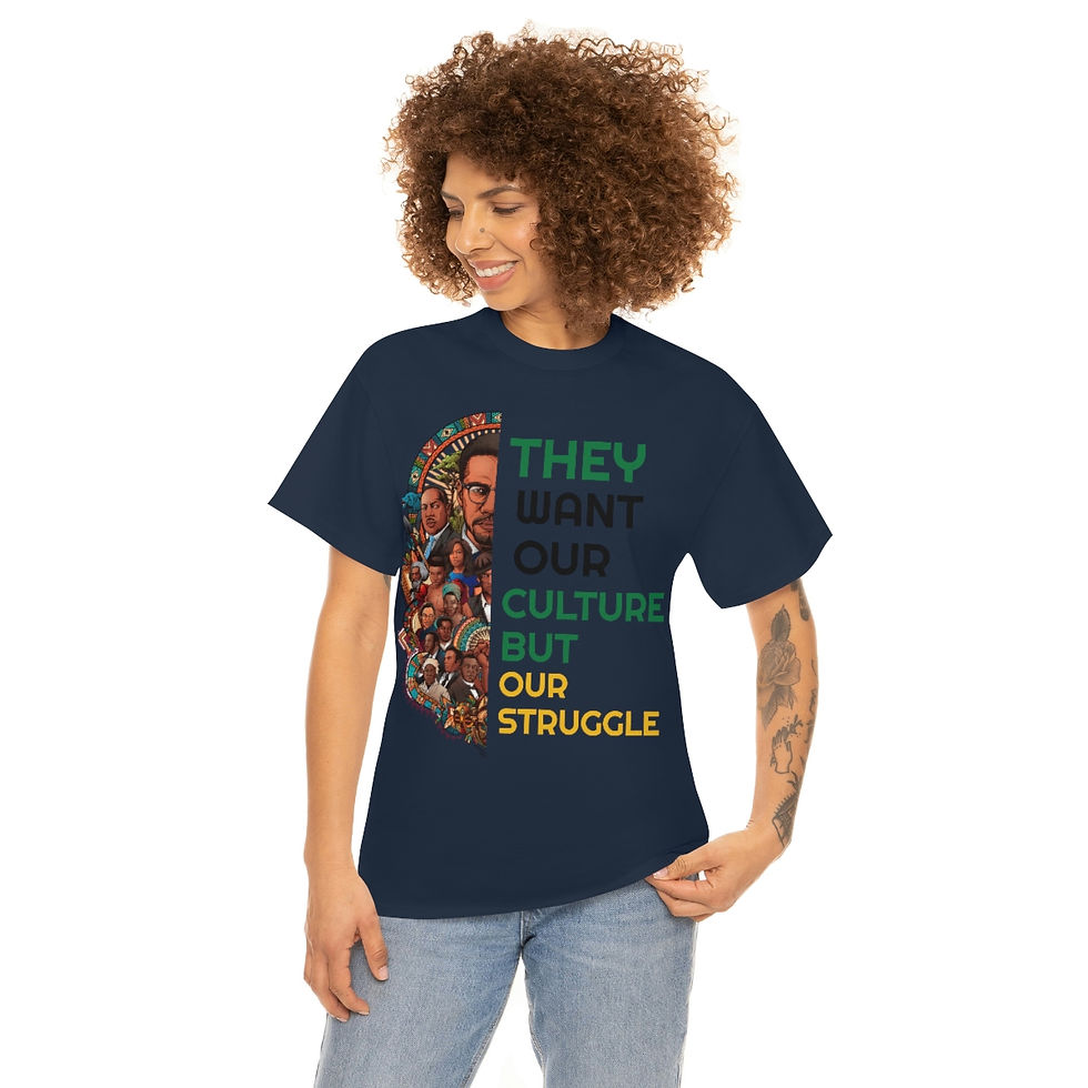 Thumbnail: They want our culture but not our struggle/Black History Month/  Unisex  Tee