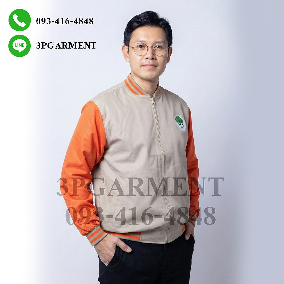 Thumbnail: เสื้อแจ็คเก็ต ทรงเบสบอล