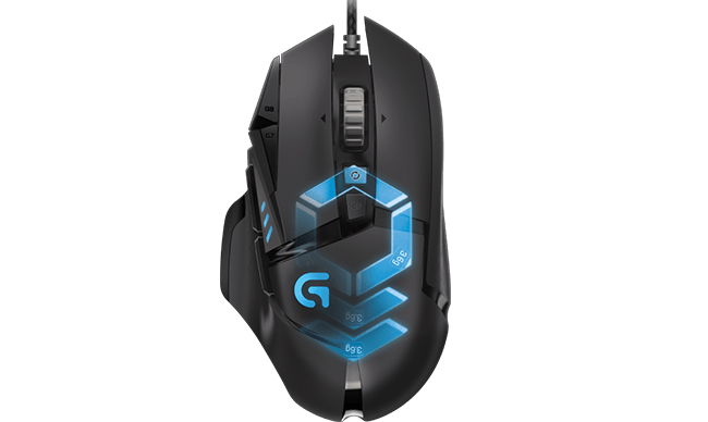 G502 PROTEUS SPECTRUM RGB TUNABLE GAMING MOUSE
