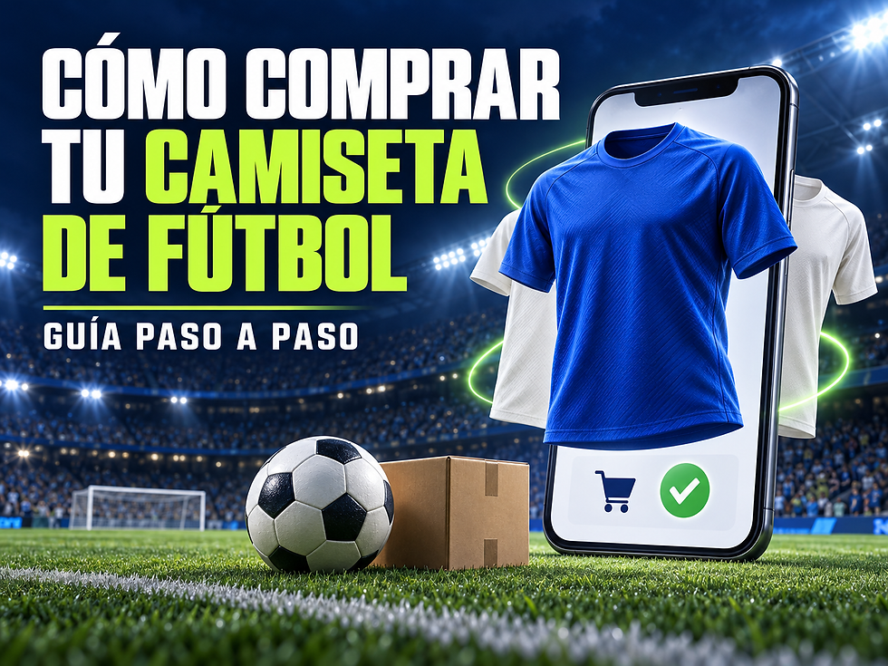 Guía actualizada: cómo comprar tu camiseta de fútbol favorita paso a paso, directamente desde tu smartphone.