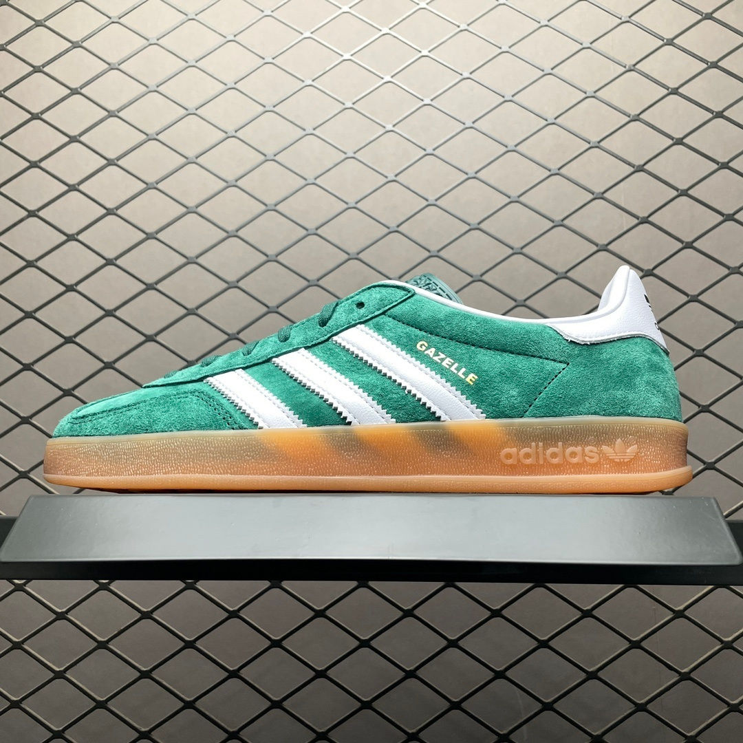 Adidas Gazelle Indoor – Green  White  Gum